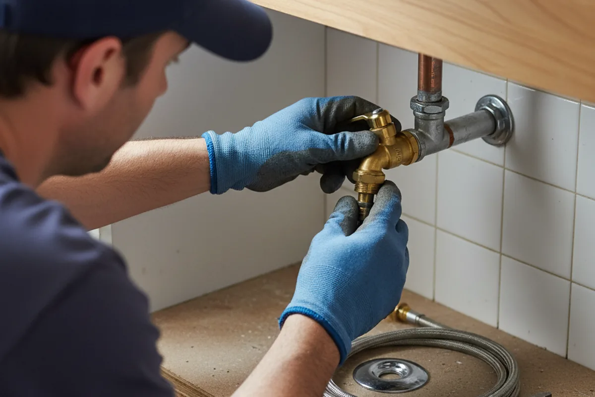 Shutoff valve and fitting work during Faucet and Fixture Repair in Seven Mile